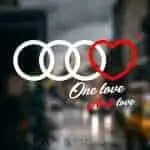 stiker-one-love-audi-love