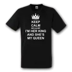 teniska-keep-calm-because-im-her-king