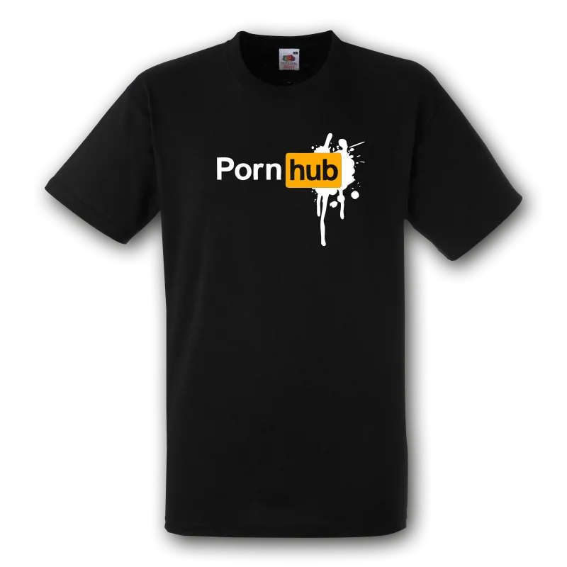 Тениска с щампа PORNHUB