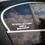 stiker-no-nitro-no-turbo-simple-bmw-power