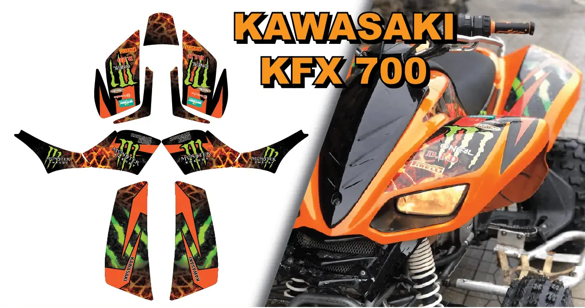 Стикери за Kawasaki KFX 700 – Volcan