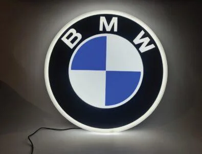 Светеща табела с лого BMW